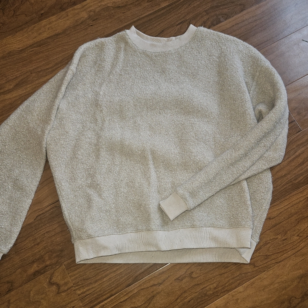 Outdoor Voices Sherpa Wool Blend Sweatshirt